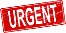 Urgent stamp