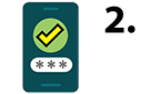 text authentication icon text authentication icon